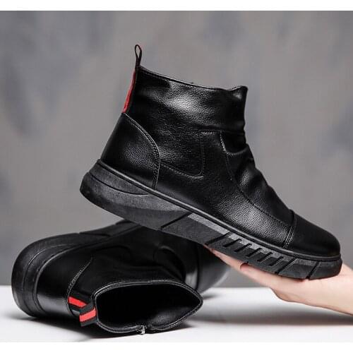XIATIANJIA Men's Motorcycle Boots