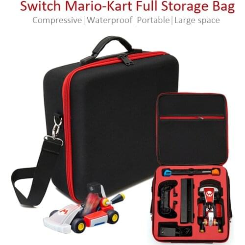 For Nintend Switch Mario-Kart Storage Bag Protective Carrying Case for NS Switch Console Racing Mario Car Game Accessories