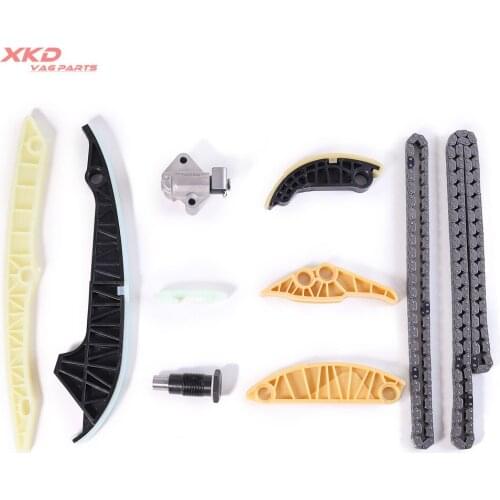 10Pcs Timing Chain Set For V-W J-etta Golf MK5 MK6 Amarok Beetle A-udi A3 S3 Q3 Q5 EA888 1.8T 2.0T