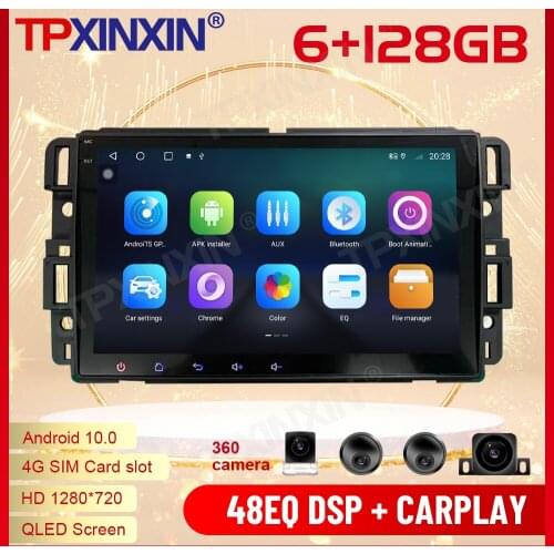 2 Din Carplay Android Radio Receiver Multimedia Stereo For GMC T3 8035 Slim Body GPS Navigation Audio IPS Video Player Head Unit