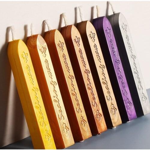 2x Core Sealing Wax Bar English Seal Stick Stamp Sticks DIY Envelope Wedding Journal Postcard Stamping Stamps 26 Colors 90mm