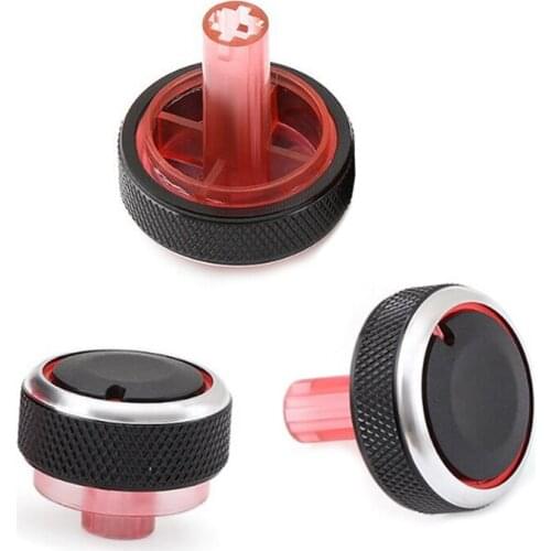 3PCS Car Air Conditioning Heat Control Switch Knob AC Knob auto accessories For Nissan/New Sunny March Air Conditioning Knob