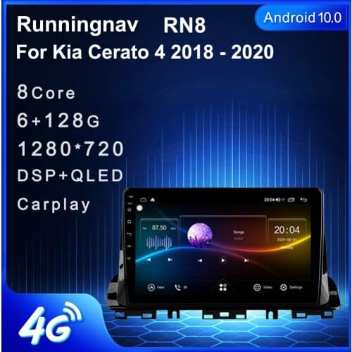 4G LTE Android 10.1 For Kia Cerato 4 2018 - 2020 Car Radio Multimedia Video Player Navigation GPS RDS no dvd