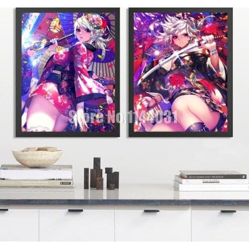 5D Beautiful Sex Girl Diy Mosaic Painting Full Diamond Painting Cross Stitch Portrait Square Diamond Embroidery Cartoon Girl