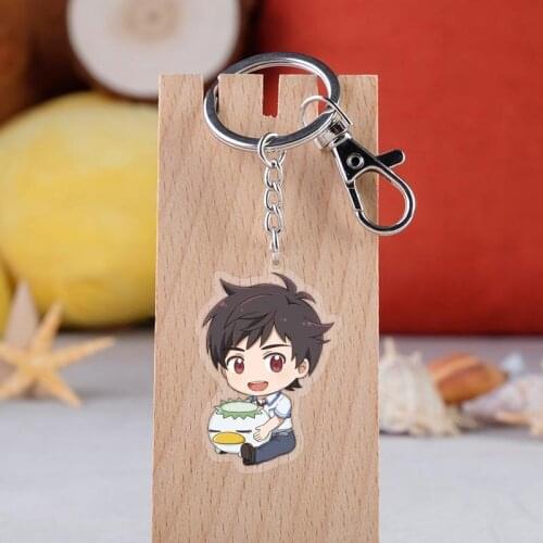 Anime SARAZANMAI Keychian Cartoon Figure Yasaka Kazuki Cosplay Acrylic Key Ring
