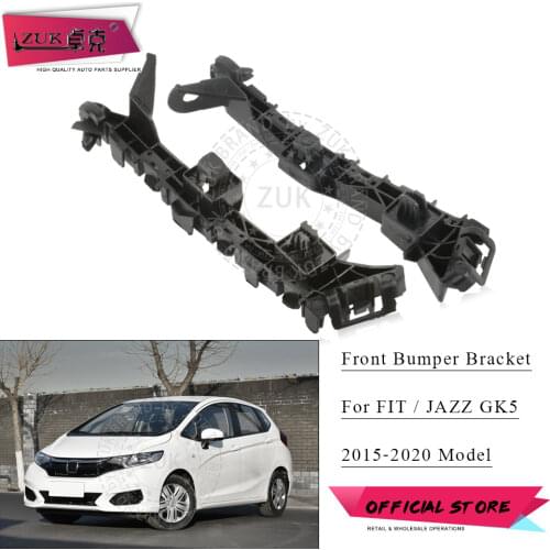 ZUK Left Right Front Bumper Side Spacer Bracket Holder For HONDA FIT JAZZ GK5 2015 2016 2017 71198-T5A-000 71193-T5A-000