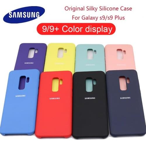 For Samsung S9/S9+ Liquid Silicone Case Official Silicone Soft Back Cover for Samsung Galaxy S9/S9 Plus Case Protection Cover