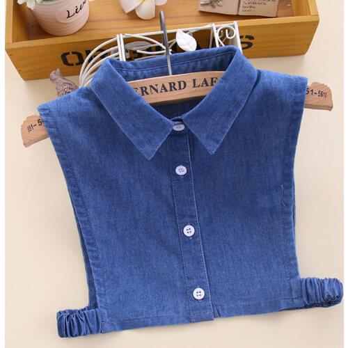Collar for Girls Dickey Ruffle Jeans Kraagie Detachable Kids False collar Cravats Winter Accessories Crop Tops Faux kraagie