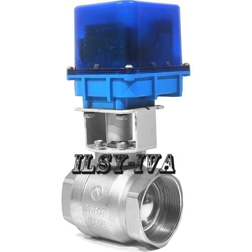 G2 1/2" brass motorized ball valve,DC12V/24V electric ball valve.CR03/CR04