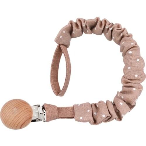 Baby Infant Cotton Pacifier Clip for Newborn Teething Soother Chew Dummy Chains Dropship