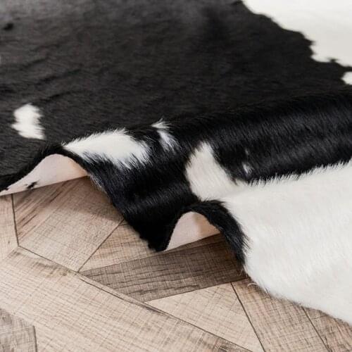 Simulation Cow Carpet Modern Style Irregular Rug for Bedroom Living Room Home Floor SCVD889