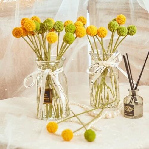 Simulation Golden Ball, Soft Decoration Plastic Golden Fruit Artificial Flower In Living Room, Small Fresh Table Tennis