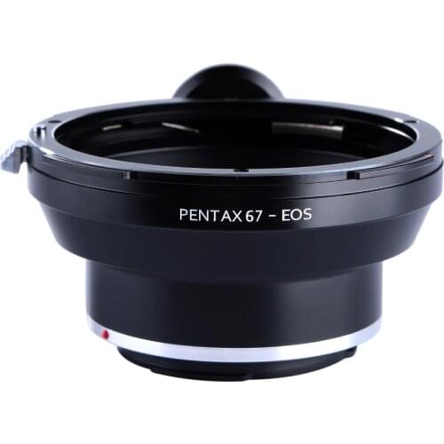 K&F CONCEPT Camera Lens Mount Adapter Ring for Pentax 67 Lens Mount Adapter Ring to for Canon EOS Camera Body free shipping