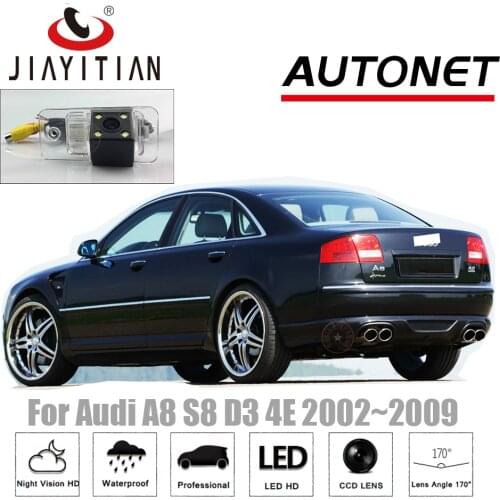 JiaYiTian rear view camera for Audi A8 S8 D3 4E 2002 2003 2004 2006 2008 CCD/Night Vision backup camera license plate Camera