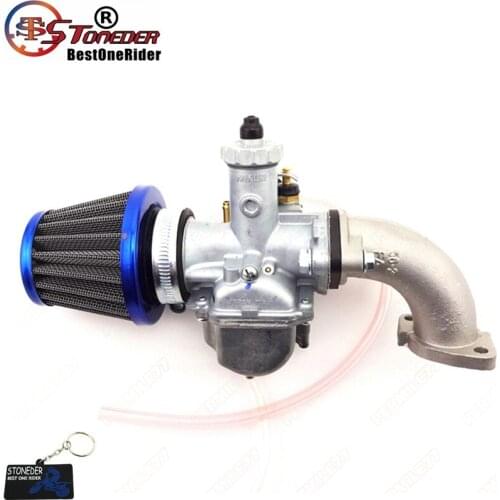 STONEDER Mikuni VM22 Carb 26mm Carburetor 25mm Manifold Intake Pipe 38mm Air Filter For 110cc 125cc 140cc Engine Pit Dirt Bike