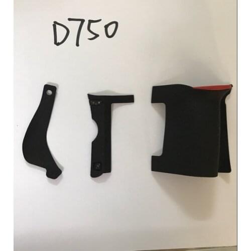 90%new D750 rubber Shell Cover For Nikon D750 rubber A set of 3 Pieces Grip Rubber SLR Camera repair parts