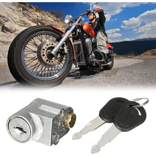 General Ignition Switch Battery Safety Pack Box Lock With 2 Key For Motorcycle Electric Bike Scooter E-bike Motorcycle Accessory