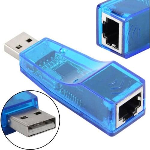 USB 2.0 To LAN RJ45 Ethernet 10/100Mbps Networks Card Adapter for Win8 PC GK99