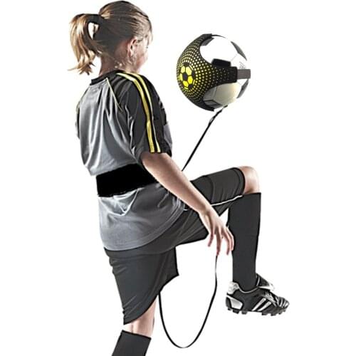 Sports Supplies Kick Ball Training Aid Adjustable Tool Elastic Hand-free Returner Soccer Trainer Control Skills Football Strap