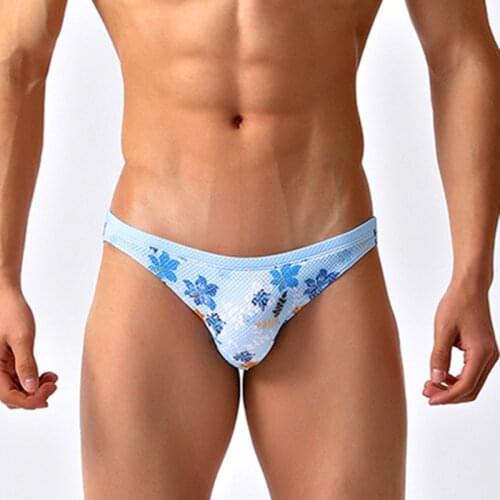 Mesh Mens Swim Briefs Bikini Swimwear Swimming Trunks For Sexy Man Swimsuit Bathing Suit Beach Shorts Gay Desmiit Zwembroek 2021