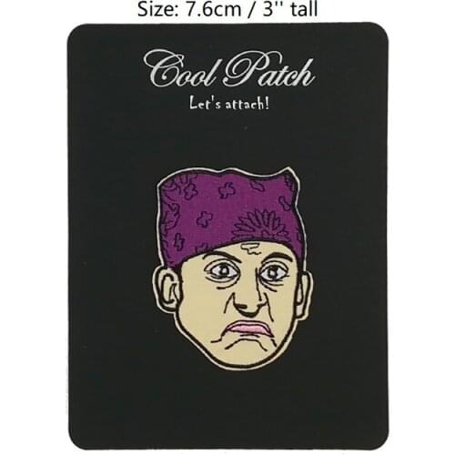 Prison Mike Michael Scott Embroidered NEW IRON ON and SEW ON Patches for clothing The office TV Show Prison