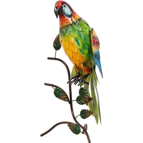 Parrot-shaped Iron Crafts Desktop Ornaments Handicraft Living Room Desktop Decoration Crafts Home Decor Accessories