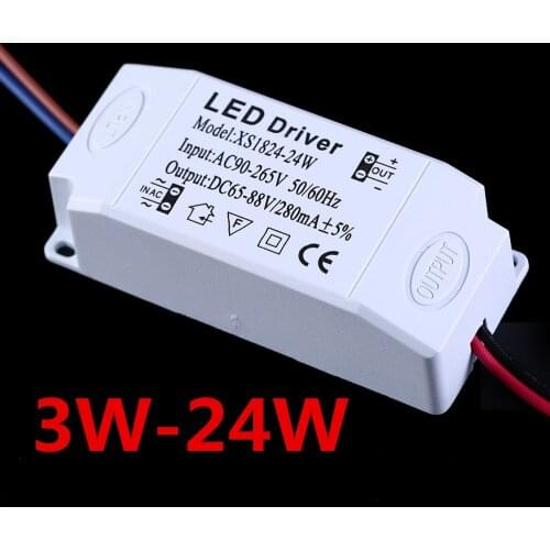 1PC Lighting Transformer LED Driver Adapter Transformer Switch For LED Lights 1W 7W 15W 18W 24W 36W Power Supplies