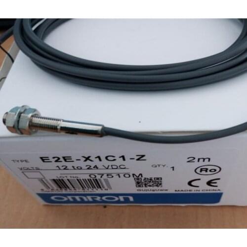 2PCS E2E-X1C1-Z DC 3-Wire NPN NO 12-24VDC New Omron High Quality Proximity Switch Sensor