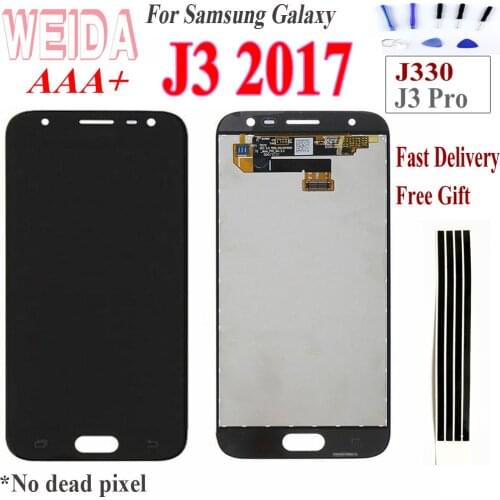 5.0" For SAMSUNG Galaxy J3 2017 J330 J330F J3 PRO LCD Display Touch Screen Digitizer Assembly Replacment for J3 2017 LCD
