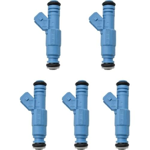 5pcs/LOT Fuel Injector FOR Volvo S80 C70 V70 S60 2.3L 2.5L L5 0280155830 1999-2006