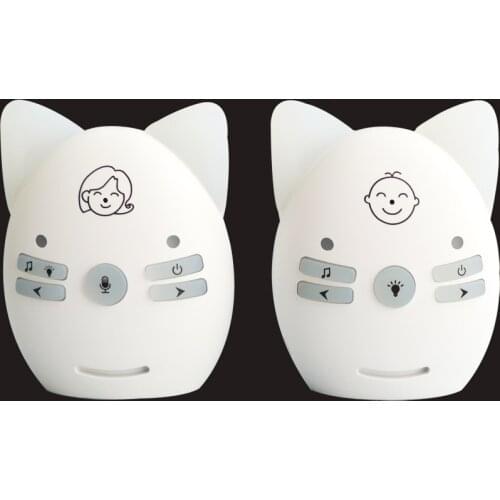 2.4GHz Wireless Infant Baby Portable Digital Audio Baby Monitor Sensitive Transmission Two Way Talk Crystal Clear Cry Voice