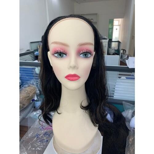 Big sales,16 inches,bandfall wig , dark brown with highlights,European hair free shipping