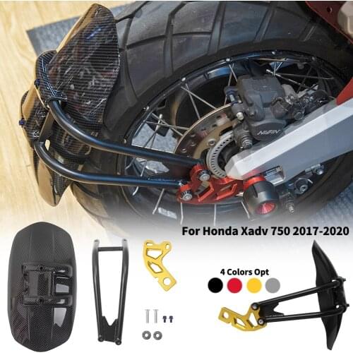 Motorcycle Rear Tire Fender Hugger Mudguard Carbon Fiber Splash Guard Cover for Honda X-ADV XADV 750 XADV750 2017 2018 2019 2020