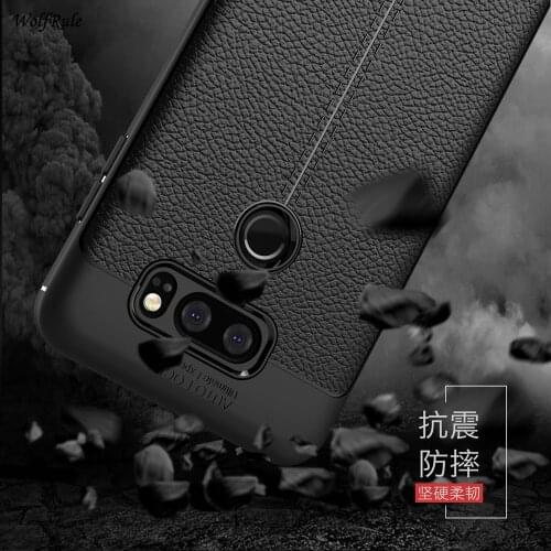 WolfRule sFor Phone Case LG V30 Cover Shockproof Luxury Leather Soft TPU Coque Case For LG V30 V 30 Fundas 6.0 inch