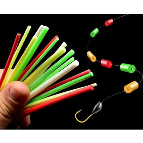 10PCS/Pack High Density Cylinder Foam with Center Hole for Fishing Float Making Fly Tying Rig Making