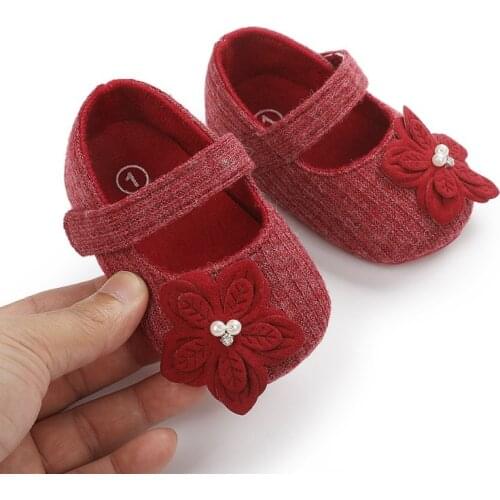 Baby First Walkers Clothing Kids Infant Newborn Baby Boy Girl Unisex Soft Sole Crib Shoes Flower Cotton Prewalker Shoes