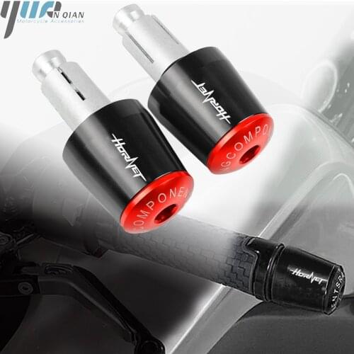 For HONDA CB600F CB600 CB599 CB900F Hornet 250 600 900 CB500F CB919 7/8" Motorcycle Handlebar Slider Handle Bar End Grips Cap