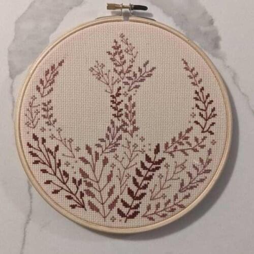 Embroidery-plant flower vine 30-30 Counted Cross Stitch 11CT 14CT 18CT Cross Stitch Kits Embroidery Needlework Sets