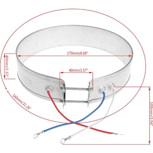 170mm Thin Band Heater Element 220V 750W For Household Electrical Appliances New Mar28