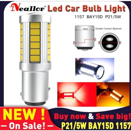 P21/5w Led 1157 BAY15D Parking Signal Lights Bulbs On Car 7528 1156 Ba15s P21w Brake 3157 T25 T20 7443 W21w Diode Lamps For Auto