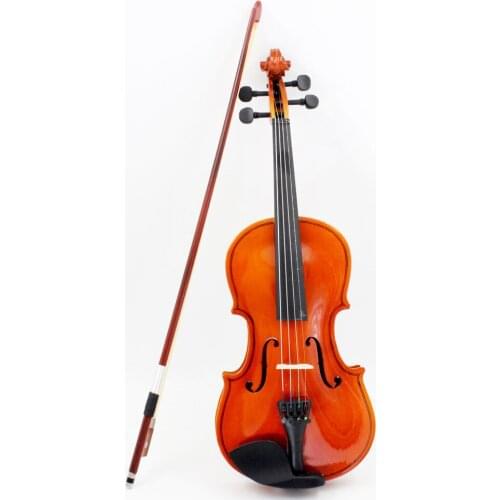 Violin Basswood Violin Concert Violin Beginner Violin with Oxford Cloth Foam Box for Adults Party Travel XTQ06