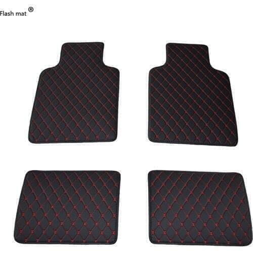 Flash mat Universal car floor mats for DS DS3 DS4 DS4S DS5 DS6 car accessories car styling Custom foot mats car carpet covers