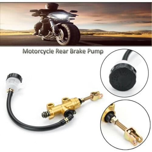 Motorcycle Rear Brake Pump Vehicle Disc Durable Off Road Accessories Universal ATV Foot Hydraulic Oil Cup Refit Cylinder