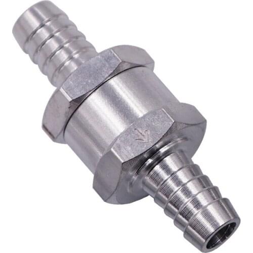 1pc Aluminium Alloy Gasoline Diesel fuel for Automobile One Way Non Return Check Valve 6mm 8mm 10mm 12mm Fit Carburettor