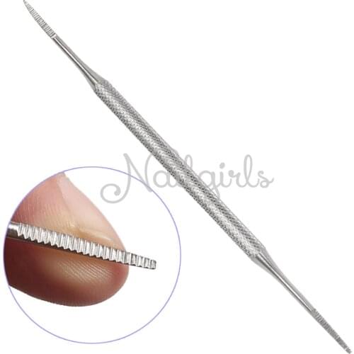 1pcs Double Ended Pedicure Blacks File Satin Edge Ingrown Toe Nail Lifter Onychomycosis Paronychia Podiatry Chiropod Instrument