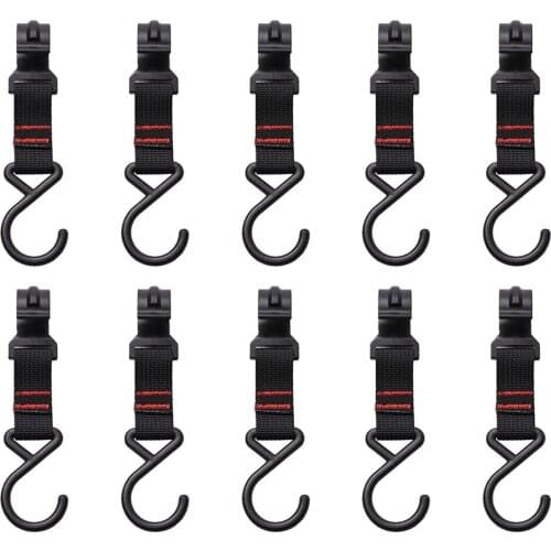 10pcs Outdoor Camping Hanger Camping Buckle Travel Clothes-Drying Racks