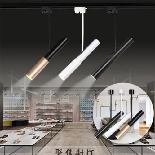 4X Zoom LED Track Lighting 10W CREE COB LED Spotlight Ceiling Lamps 3000K 6000K 110-240V CE&RoHS for Shops Stores Free Shipping