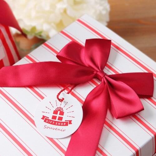 5pcs Red Color Satin Ribbon Bow Tie Children Clothes Accessories Gift DIY Craft Wedding Birthday Party Decoration
