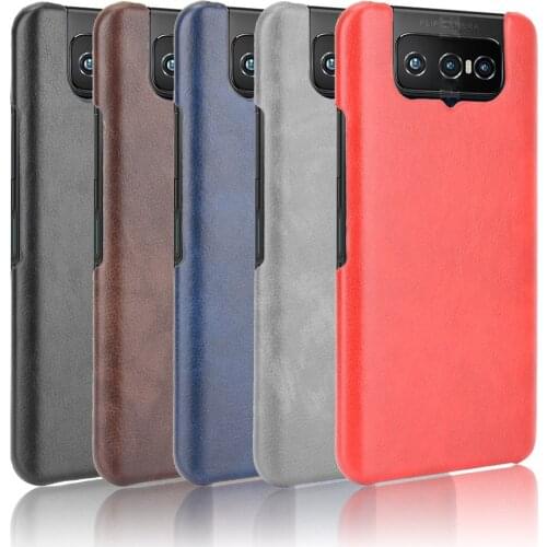 Zenfone 7 ZS670KS 7 Pro Cover,PU Leather Back Cover Case For Asus Zenfone 6 6Z ZS630KL Zenfone Max Pro (M2) ZB631KL Bumper Case