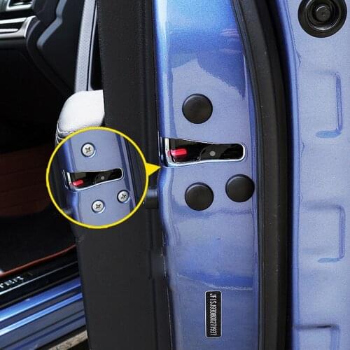 CHIZIYO 12pcs/Lot Universal Door Lock Check Screw Protect Cover Trim Stickers